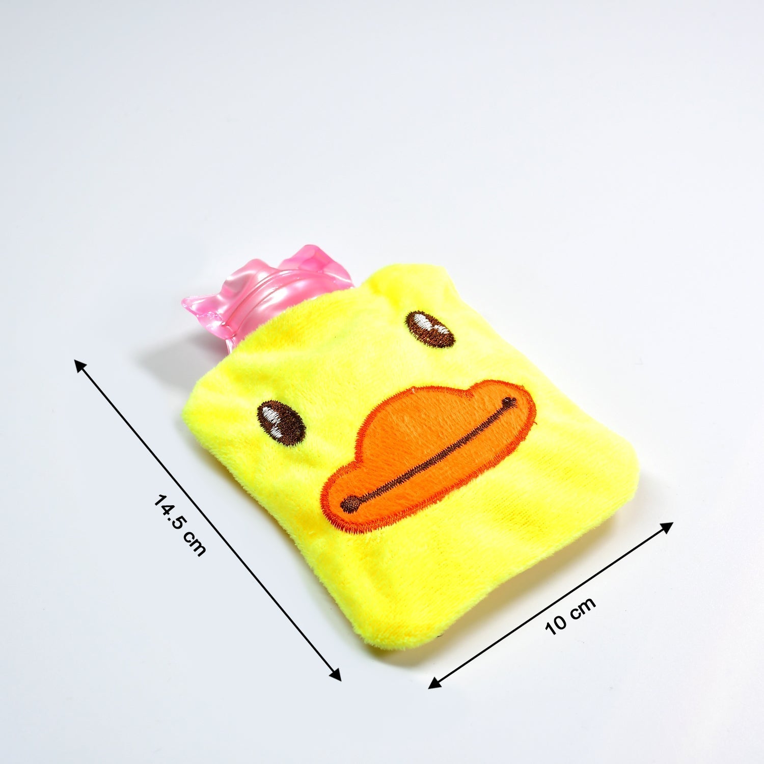 6511 Yellow Duck small Hot Water Bag with Cover for Pain Relief, Neck, Shoulder Pain and Hand, Feet Warmer, Menstrual Cramps. DeoDap