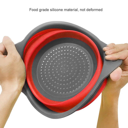 2712 A Round Small Silicone Strainer widely used in all kinds of household kitchen purposes while using at the time of washing utensils for wash basins and sinks etc. DeoDap