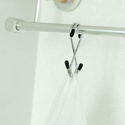 0232 Heavy Duty S-Shaped Stainless Steel Hanging Hooks - 5 pcs DeoDap