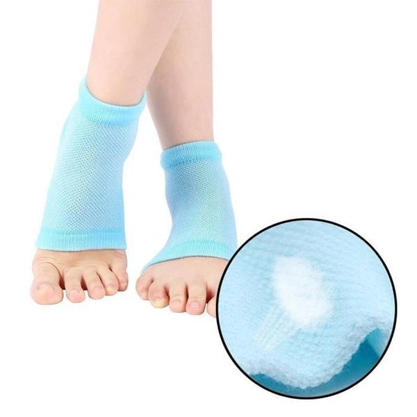 343 Heel Pain Relief Silicone Gel Heel Socks (Multicolor) DeoDap