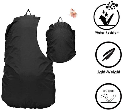 Waterproof Rucksack Covers with Reflectors Travel Accessories for Outdoor Bicycling Hiking Camping Traveling Pack Cover 30-60L