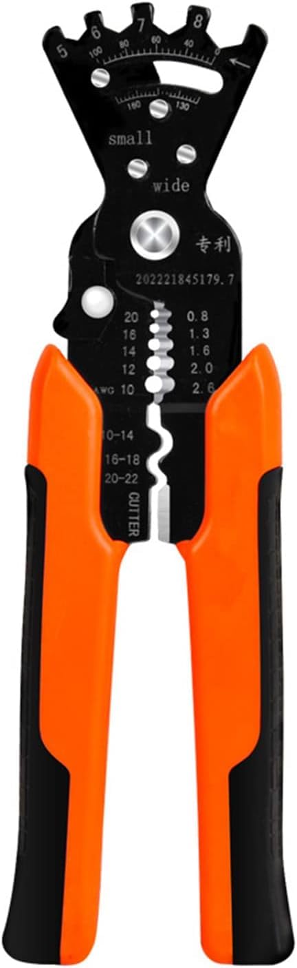 The grand magazin Wire Stripper Multifunctional Cable Stripper Wire Cutter Wire Crimper Professional Automatic Wire Stripping Pliers Tool for Wire Stripping Cutting Crimping Winding Wrench Tool (5 IN 1 Pliers)