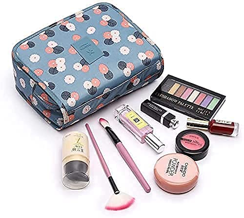 The grand magazin Hanging Travel Toiletry Bag Cosmetic Make up Organizer Multifunction Portable Makeup Pouch for Women and Girls Waterproof Ladies Case Travelling Storage Inner Ware (Multicolor)