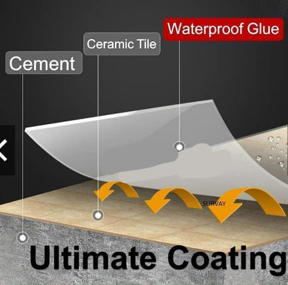 Waterproof Transparent Crack Seal Glue 300g with brush Leaking Sealant Window Crack Transparent Sealant Roof Sealant Waterproof Gel Adhesive seal cracks agent For Surface, Cement, Marble, Wood