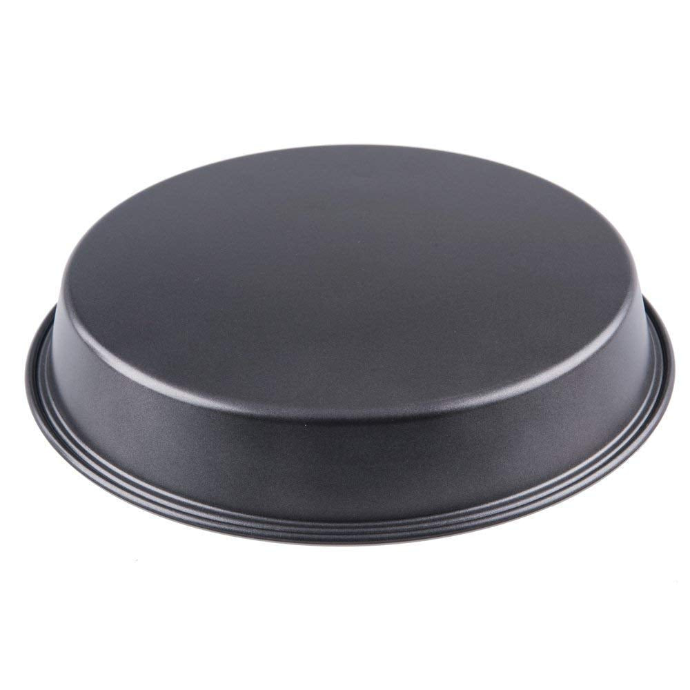 2208 Steel Non-Stick Round Plate Cake Pizza Tray Baking Mould DeoDap