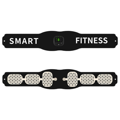 The grand magazin weight loss Abdomen Waist for Fitness Belt Abdominal Smart Home Men Exercise Women USB Training of Black Charging