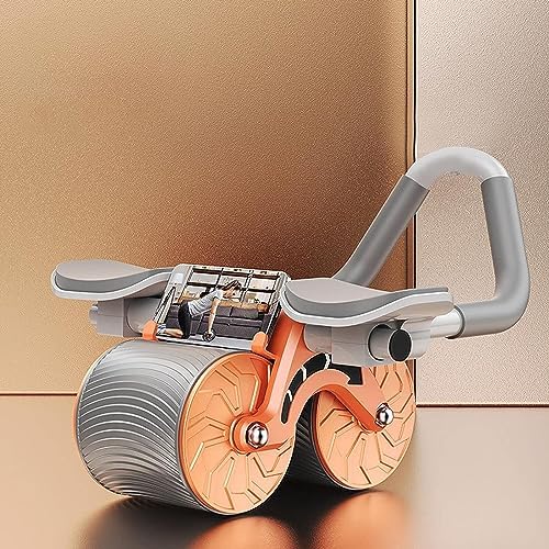 The grand magazin automatic abdominal rebound wheel Ab Roller Wheel for Abdominal & Core Strength Training, with Knee Pad for Abs Workout, Beginners, and Advanced Abdominal Core Strength Training