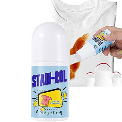 Stain Remover for Clothes | Multi-Purpose Roll Bead Fabric Clothes Stain Remover Pan | Instant Stain Remover for Cotton, Linen, Polyester, Blended Fabric, Denim, Down Jacket