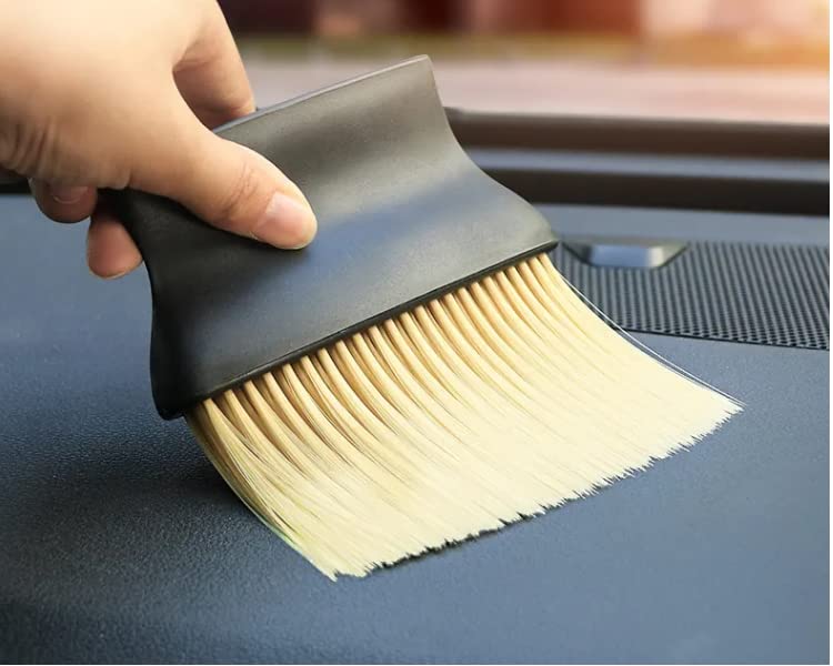 Car Interior AC Vents Cleaning Brush Soft Duster Interior Cleaning Detailing Accessories Dusting Tool for Automotive Accessory Car Cleaning Brush AC Vent Cleaning for Car Dashboard Dust Dirt