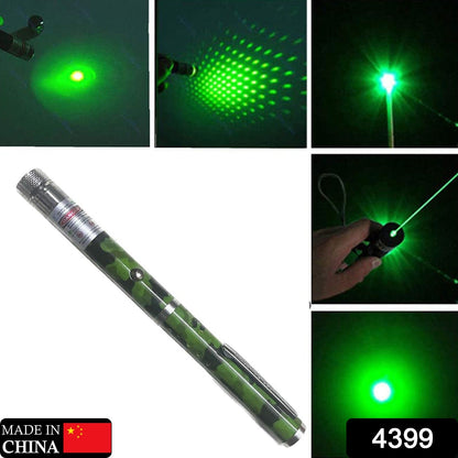 4399 Green Multipurpose Laser Light Disco Pointer Pen Beam With Adjustable Antena Cap To Change Project Design