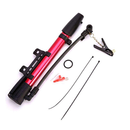 0544 Aluminum Mini Bicycle Air Pump (Multicolor)-01