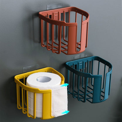 9107 Toilet Roll Holder, Toilet Paper Holder Hanger for Bathroom and Kitchen DeoDap