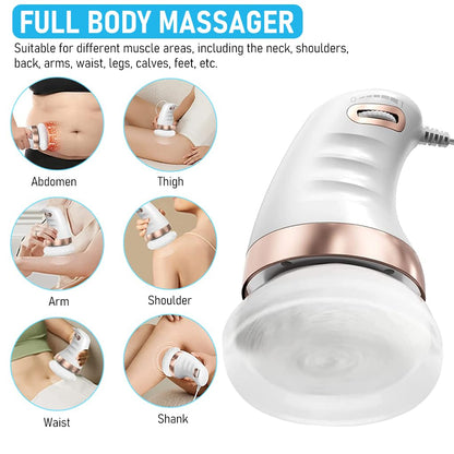 The grand magazin Body Massager Electric Shoulder Back Massager Full Body Massager for Neck, Back, Arm, Lumbar, Leg Viberation Muscle Massager with Stepless Adjustment Knob Beauty Sculpt Massager