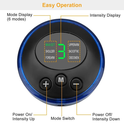 Ems Foot Massager Pain Relief,Electric EMS Massage Machine Mat,Rechargeable Portable Folding Automatic with 8 Mode/19 Intensity for Legs,Body,Hand Device for Men and Women