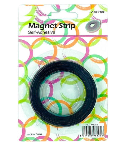 The grand magazin Self Adhesive Flexible Magnetic Tape 2cm x 1m with Adhesive Backing, Used for Crafts