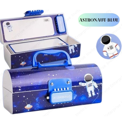 The grand magazin Suitcase style astronaut pencil box