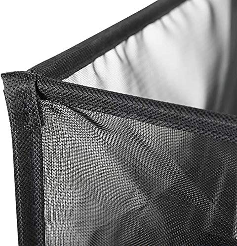 Pop Up Laundry Baskets - Mesh Collapsible Laundry Hampers Storage with Handle - Foldable for Washing Storage, Great for The Kids Room, College Dorm, Travel Organizer (Black)