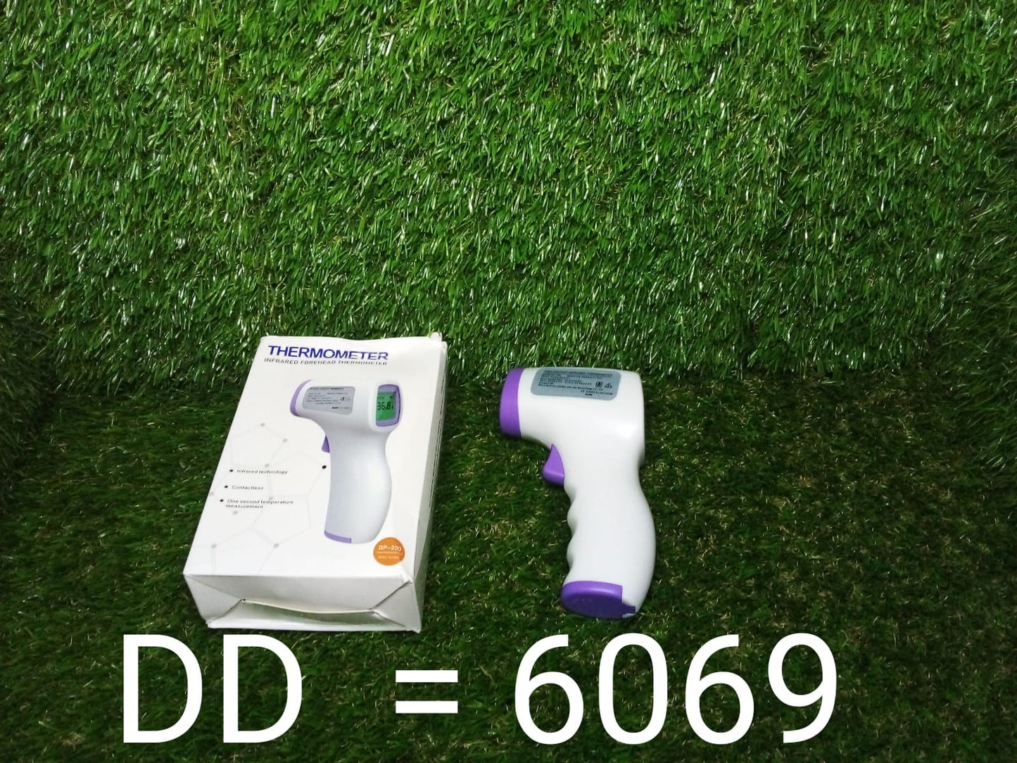 6069 Infrared Thermometer Non Contact IR Thermometer Forehead Temperature Gun DeoDap