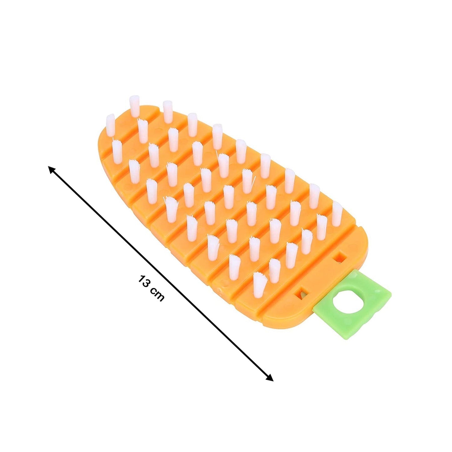 2950 Vegetable Scrubbing Brush, Vegetable Scrubber Non‑Toxic Fruit Brush Carrot Shape Vegetable Brush for Potato for Vegetable DeoDap