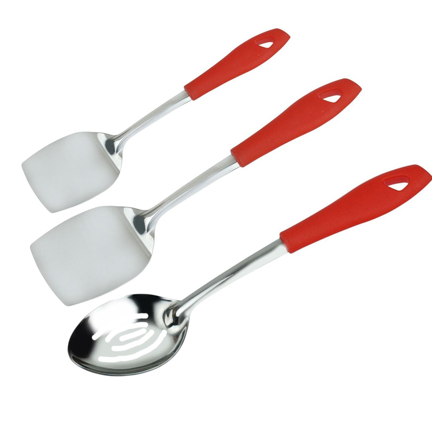 2701 6 Pc SS Serving Spoon stand used in all kinds of household and kitchen places for holding spoons etc. DeoDap