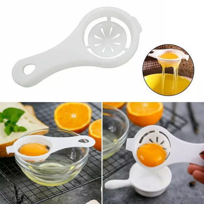 2885 Egg Yolk Separator, Egg White Yolk Filter Separator, Egg Strainer Spoon Filter Egg Divider DeoDap