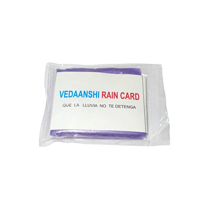 6270 Disposable Rain Card Raincoat Easy to Carry Emergency Waterproof Rain coat RainCard DeoDap