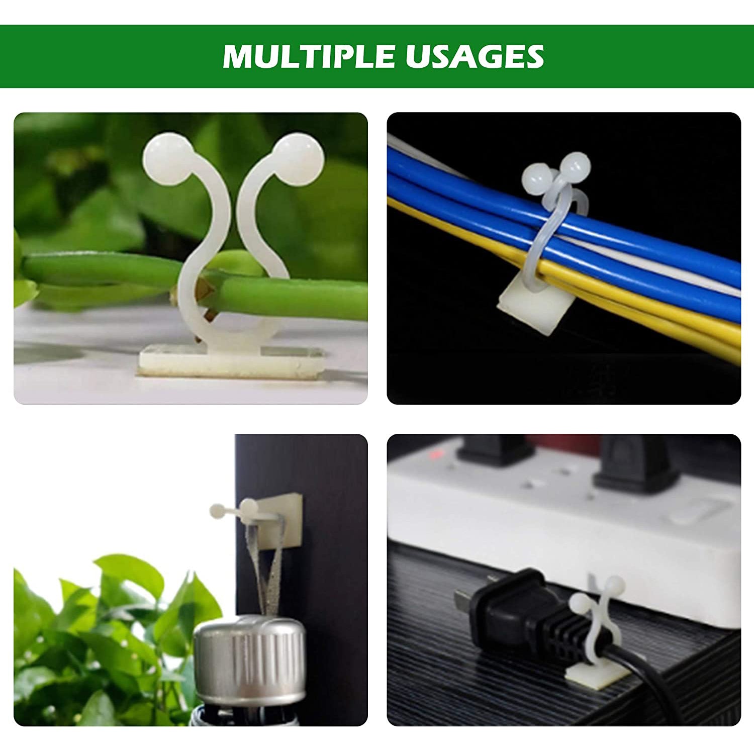 6156 wall Plant Climbing Clip widely used for holding plants and poultry purposes and all. DeoDap