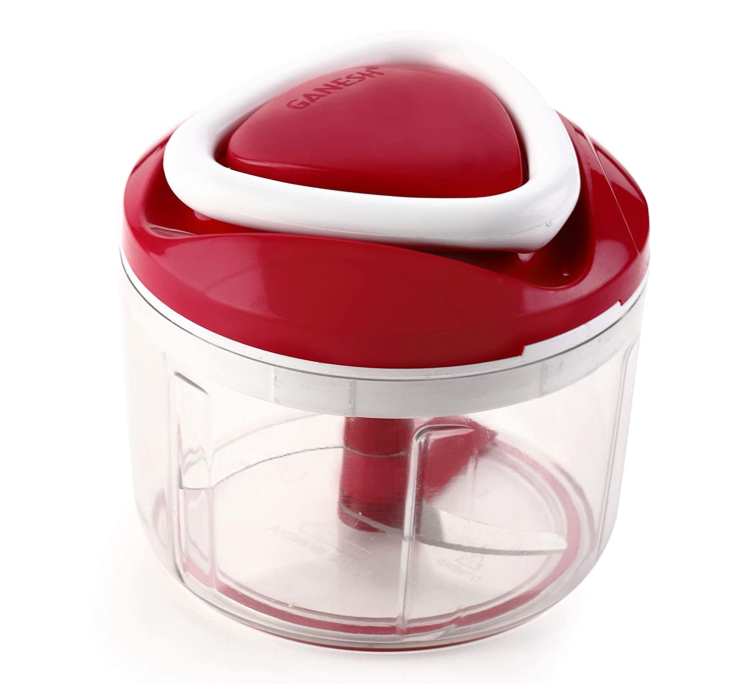 8115 Ganesh Chopper Vegetable Cutter, Red (650 ml) DeoDap