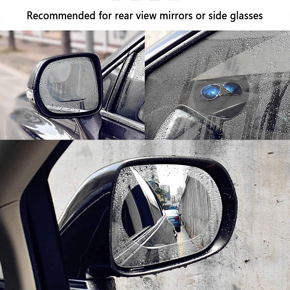 7552 Anti Fog Anti Scratch Interior Rearview Car Mirror Film Waterproof HD Clear Protective Sticker Film for Safe Driving, Car Mirrors, Side Windows