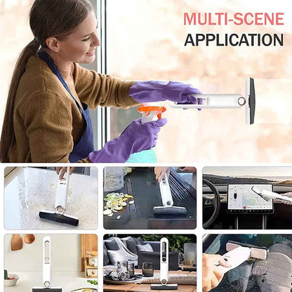 Portable Mini Mop Household Cleaning Sponge Mini Mop,Portable Self-Squeeze Mini Mop for Cleaning Bathroom Kitchens Desktop Glass