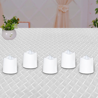 7221 Festival Decorative - LED Tealight Candles (White, 24 Pcs) DeoDap