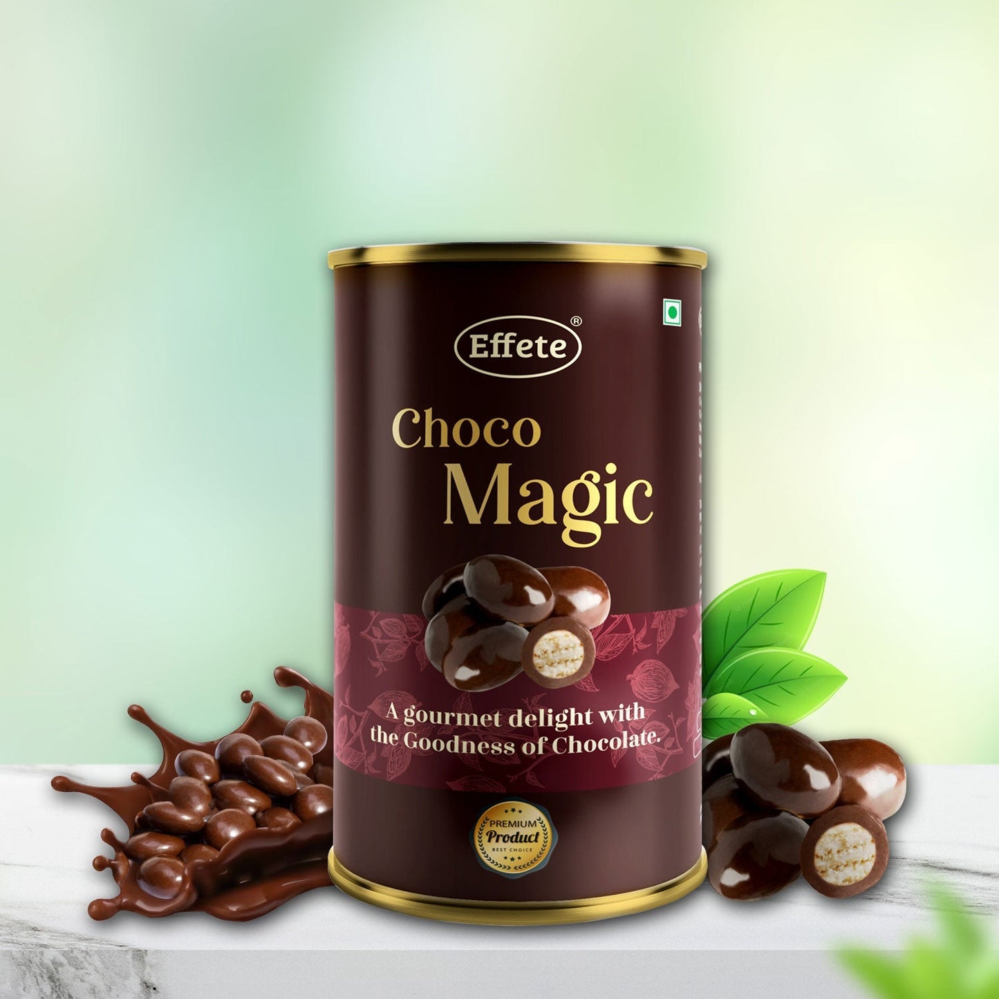 7829 Effete Choco Magic Center Filled Chocolate Can Choklet