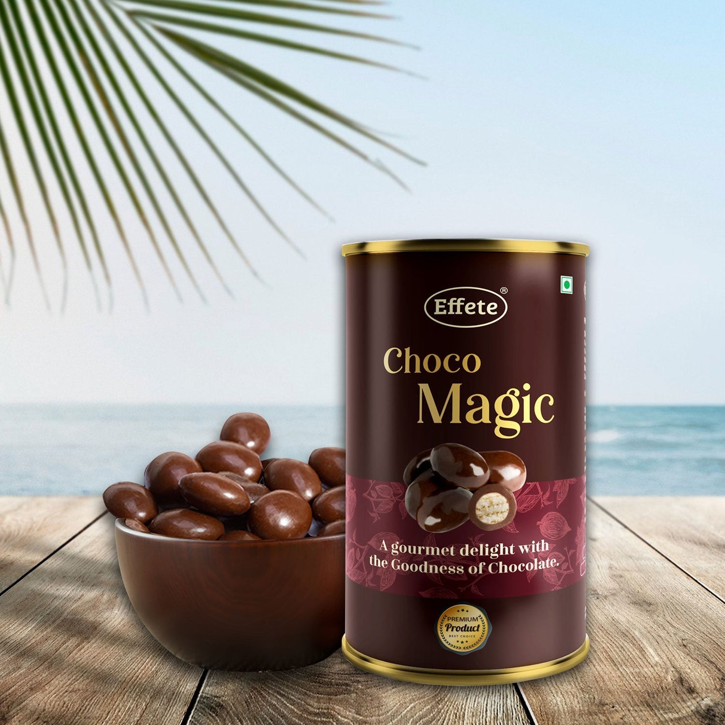 7829 Effete Choco Magic Center Filled Chocolate Can Choklet