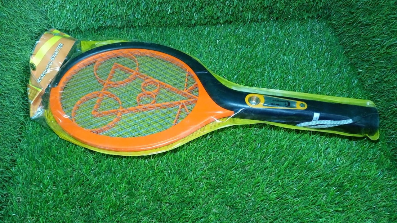 9108 Anti Mosquito Racquet Rechargeable Insect Killer Bat with LED Light DeoDap