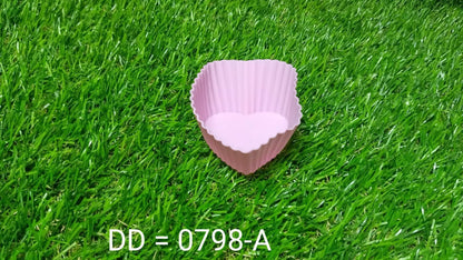 0798A Silicone Loving Heart Shaped Baking Mold Fondant Cake Tool Chocolate Candy Cookies Pastry Soap Moulds DeoDap