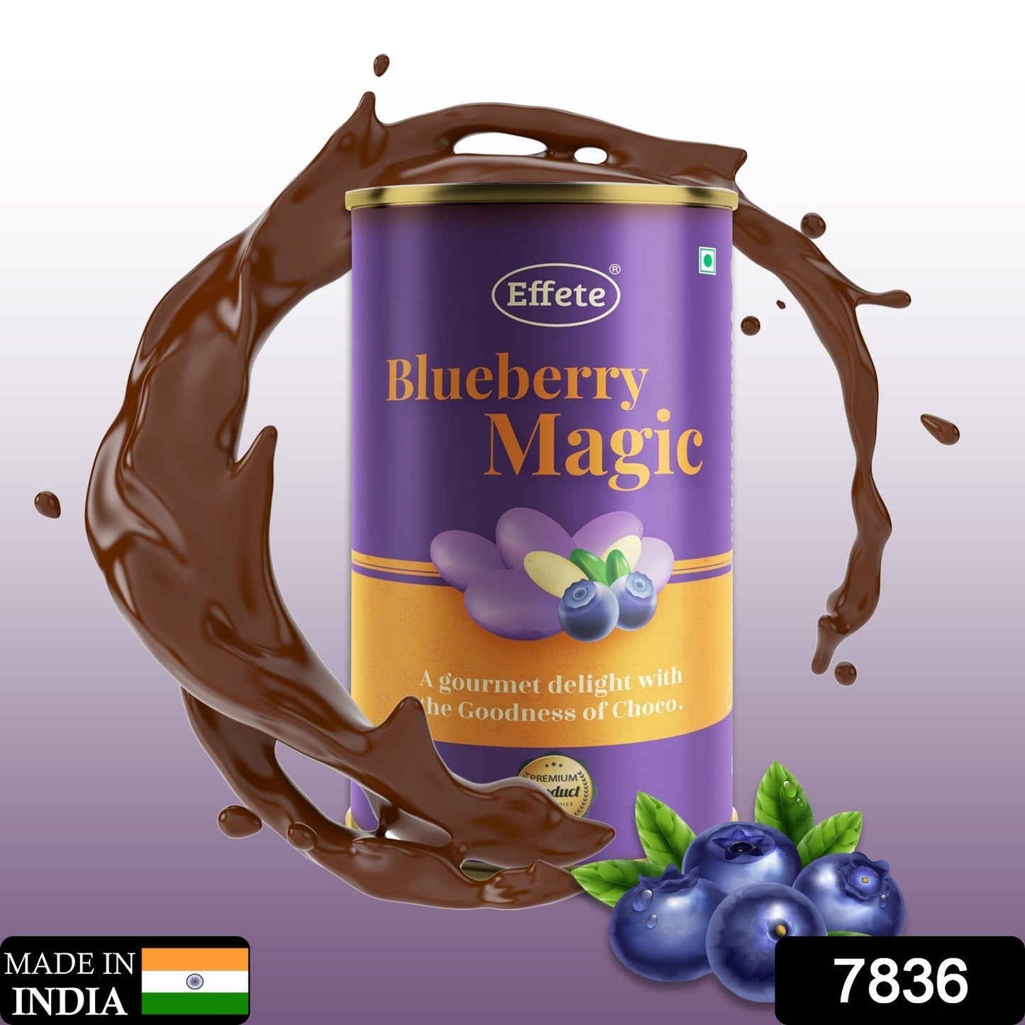 7836 Effete Blue Berry Magic Chocolate Choklet(96gm)