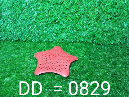 0829 Silicone Star Shaped Sink Filter Bathroom Hair Catcher Drain Strainers for Basin DeoDap