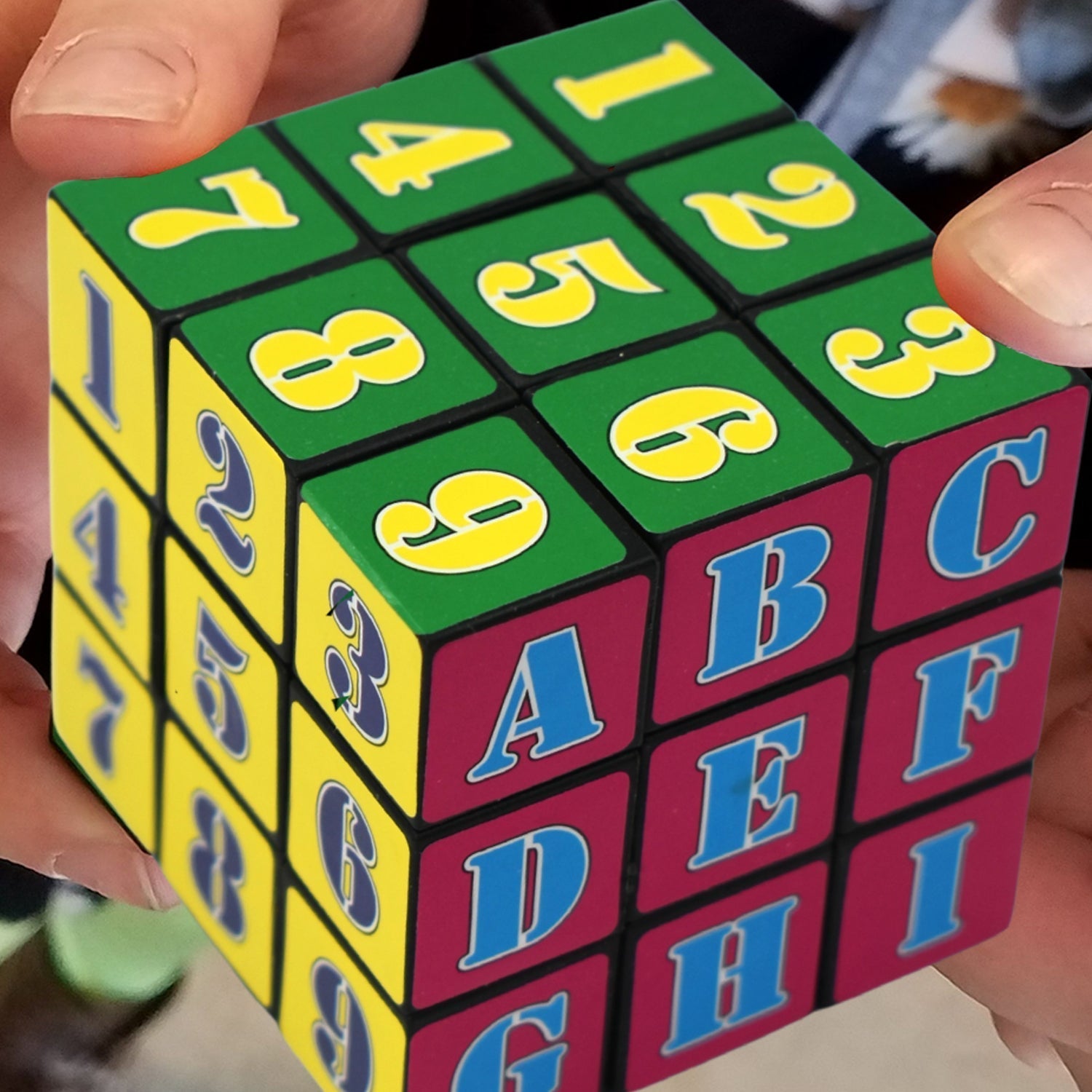 4740 Alpha Numeric Cube used for entertaining and playing purposes by kids, children’s and even adults etc. DeoDap