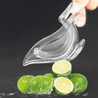 5345 Manual Lemon Slice Squeezer, Portable Transparent Fruit Juicer, Orange Citrus Manual Bird Shape Hand Juicer for Orange Lemon Lime,for Kitchen (Card Packing) DeoDap